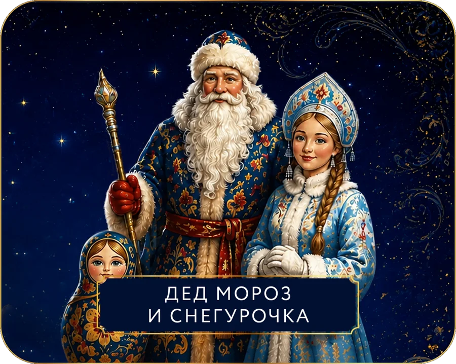 Дед Мороз и Снегурочка